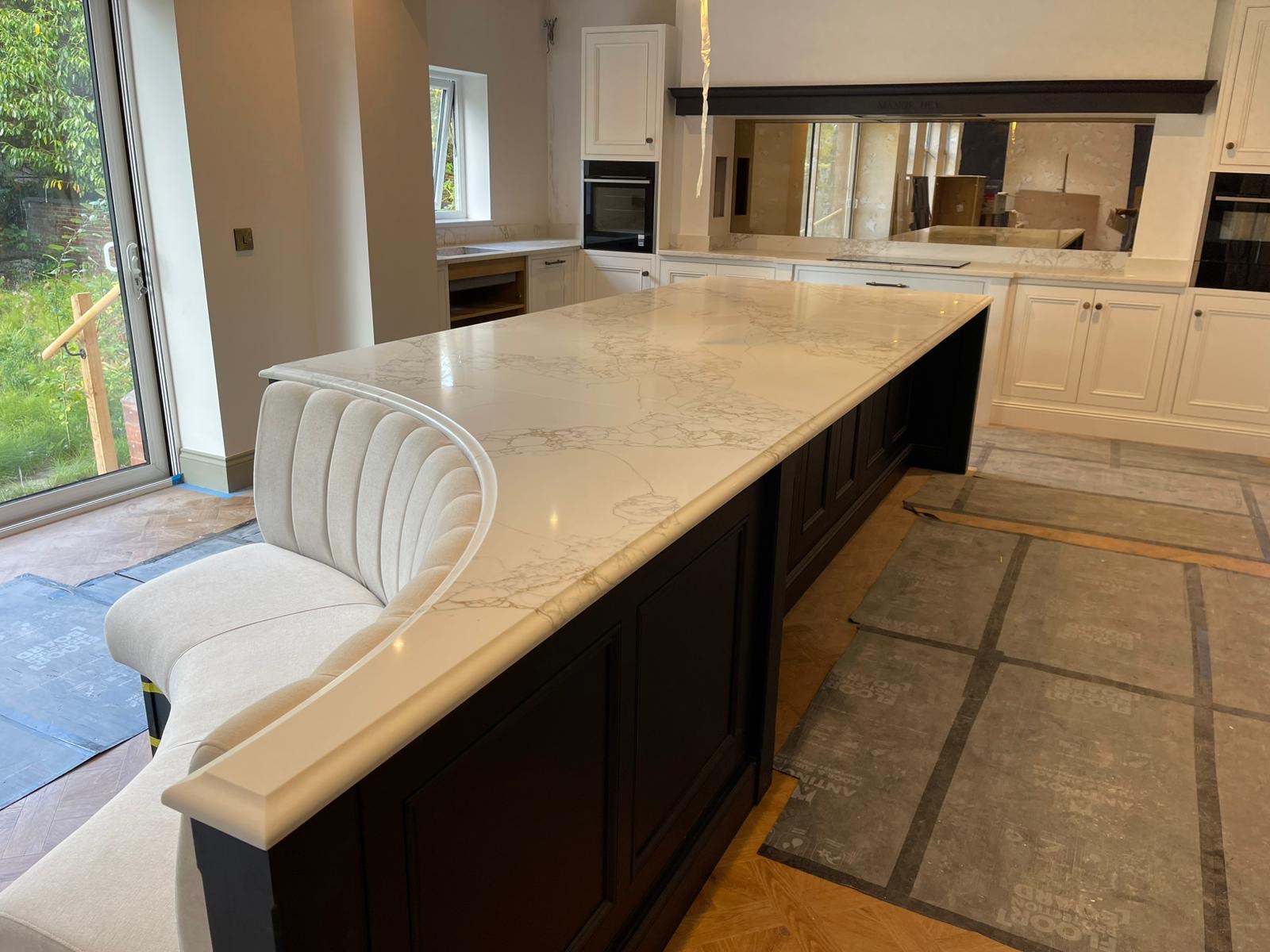 Whittaker — Quartz Calacatta Gold 30mm Kitchen