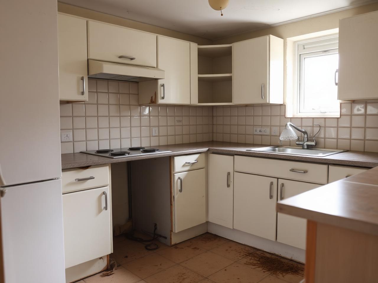 Stockport kitchen before installation